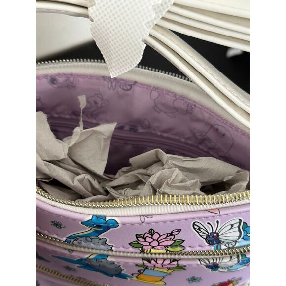 Loungefly Pokemon Floral Allover Print Crossbody Bag - Picture 3 of 3